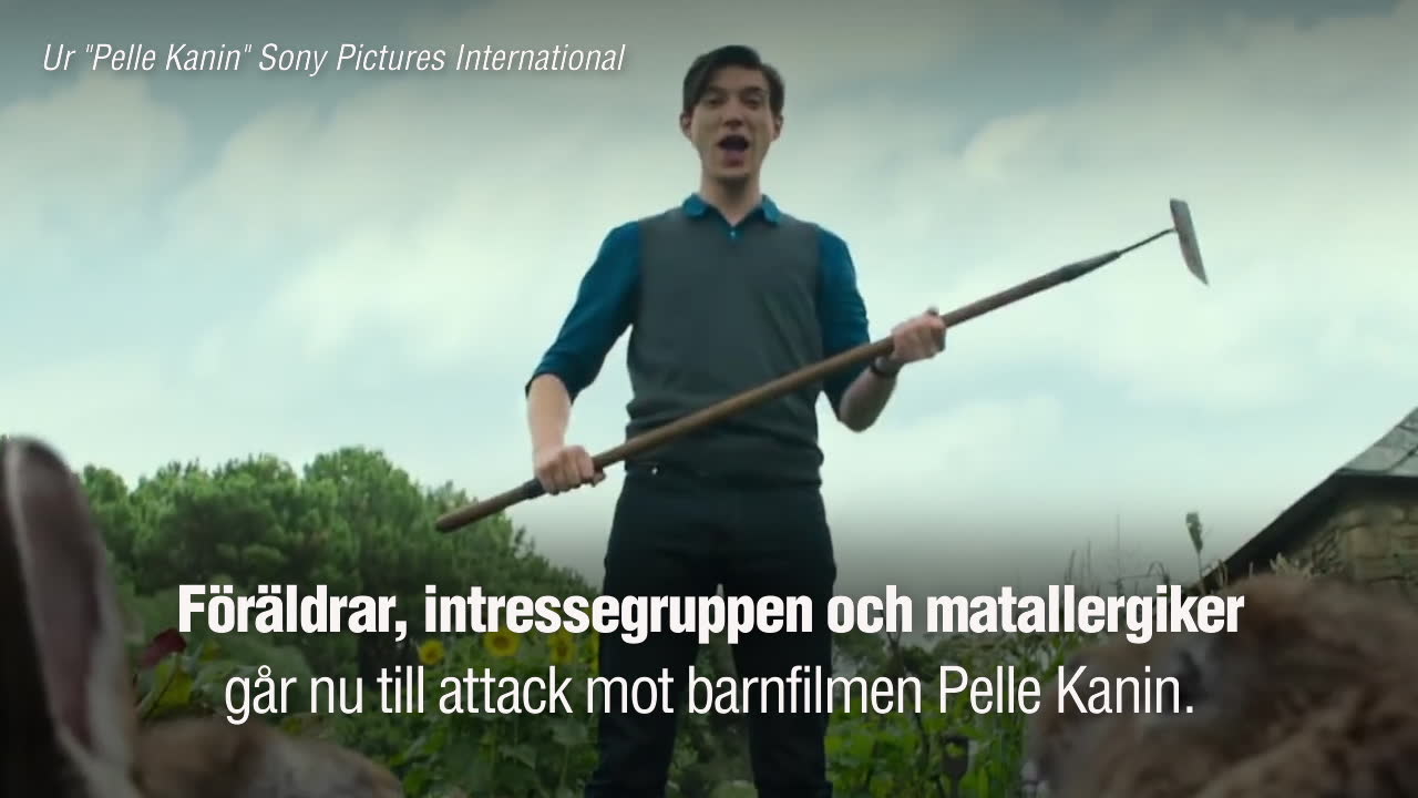 Matallergiker kritiserar Pelle Kanin – filmen klipps om