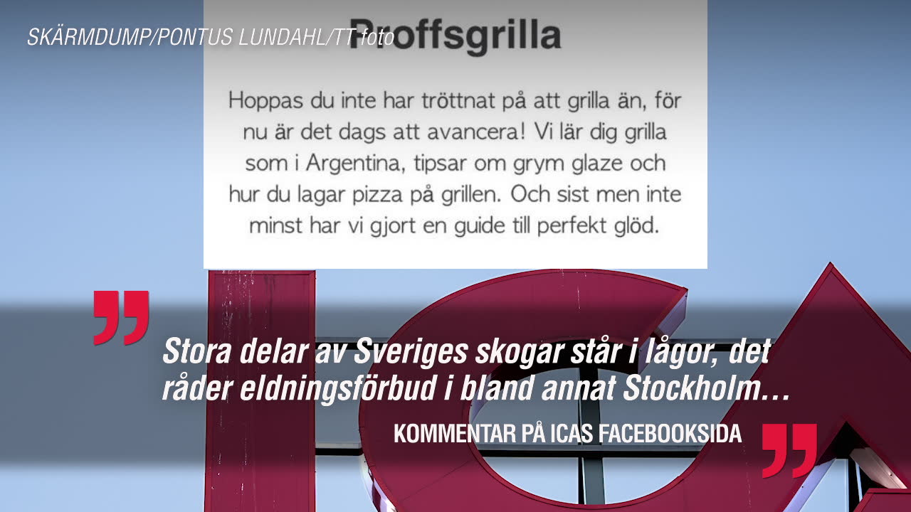 Folk rasar mot Icas grillreklam – tipsar om ”den perfekta glöden"