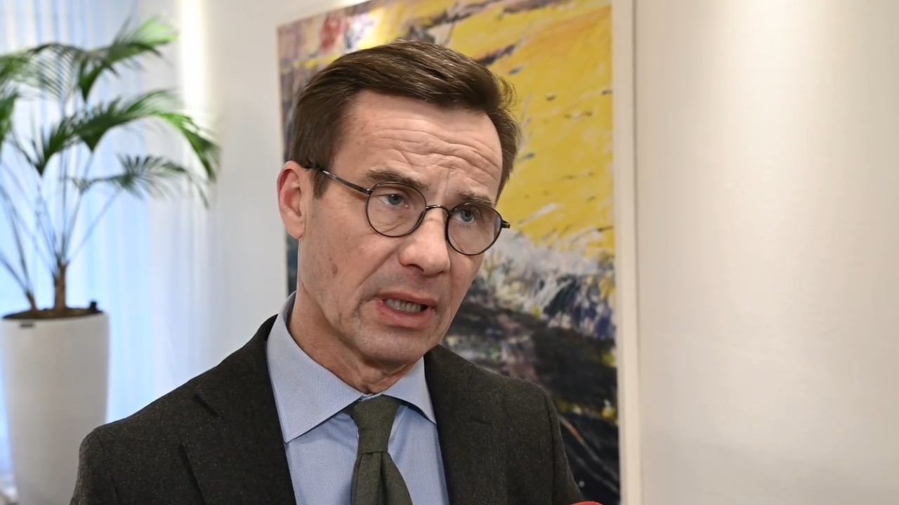 Kristersson: "Det värsta säkerhetsläget vi har haft i europa på mycket mycket lång tid"