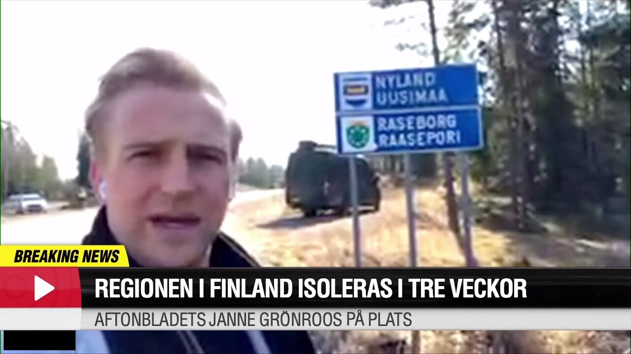Janne Grönroos vid gränsen: "Många träffades och pratade en sista gång"