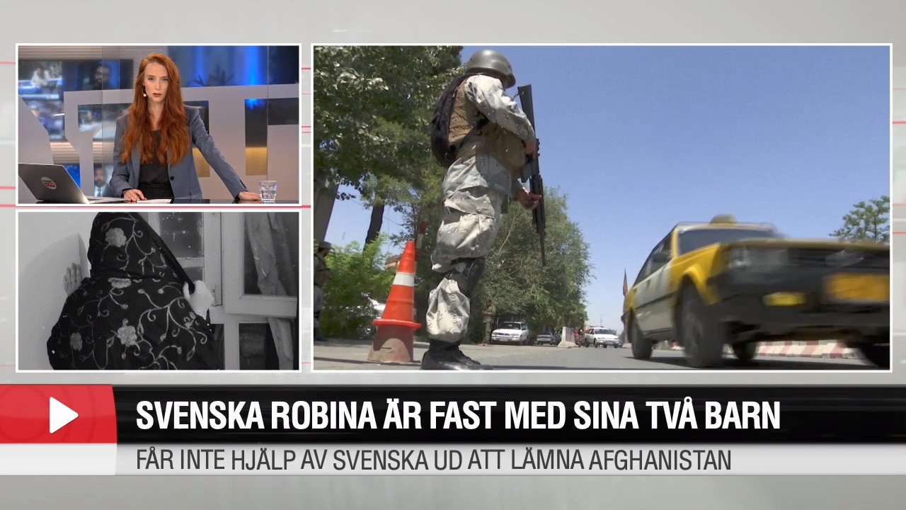 Hör svenska Robina: "Vi kvinnor kan inte gå ut"
