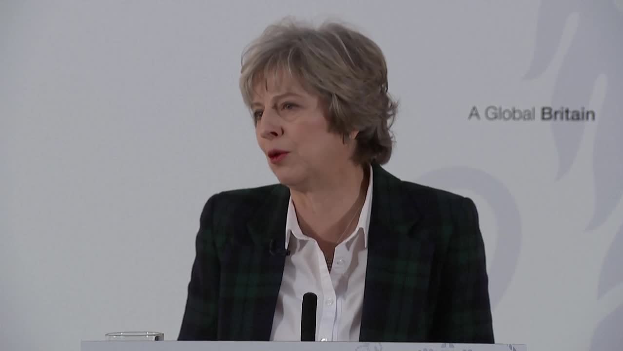 May: ”Storbritannien lämnar EU:s inre marknad