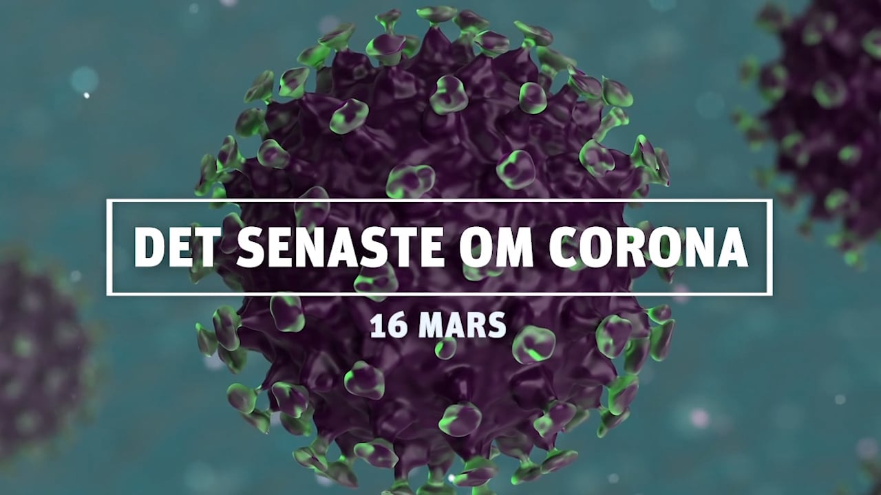 Det senaste om corona - 16 mars