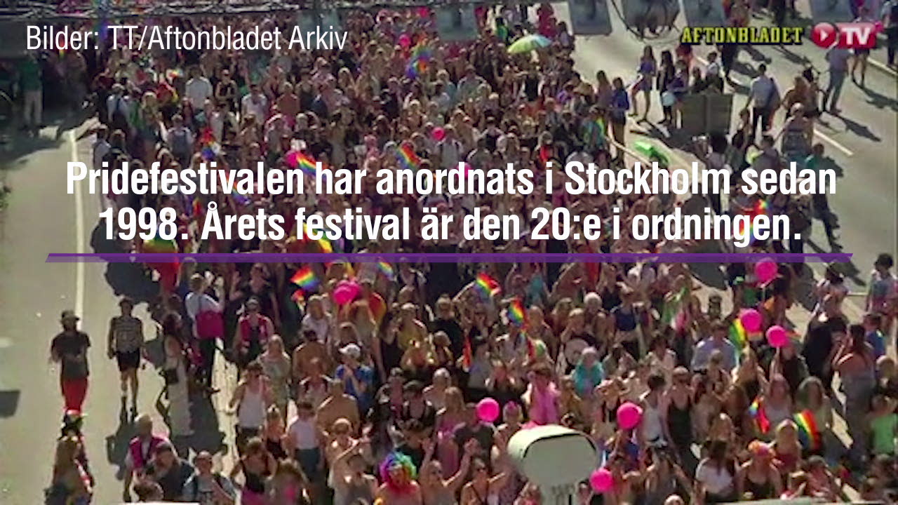 Pridefestivaler vi minns