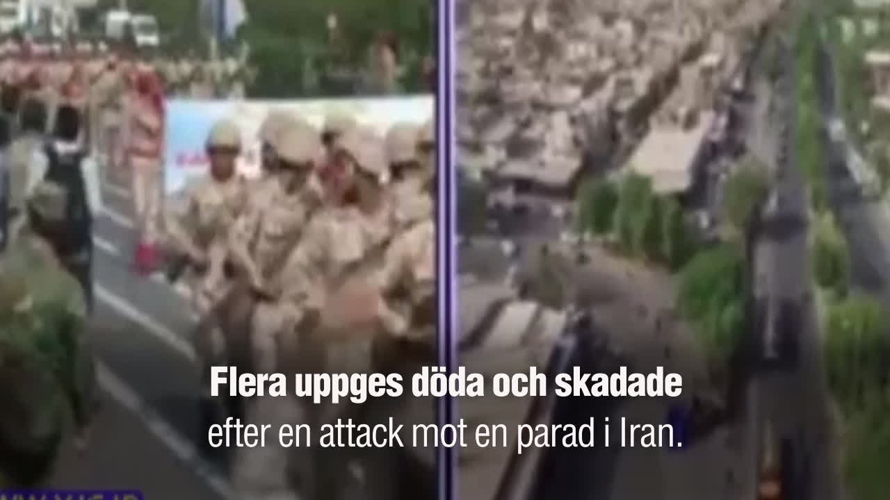 Minst 24 döda och 53 skadade i attack mot parad