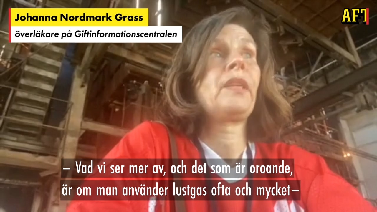 Överläkaren om lustgas: "Vi ser ett användande som liknar missbruk"