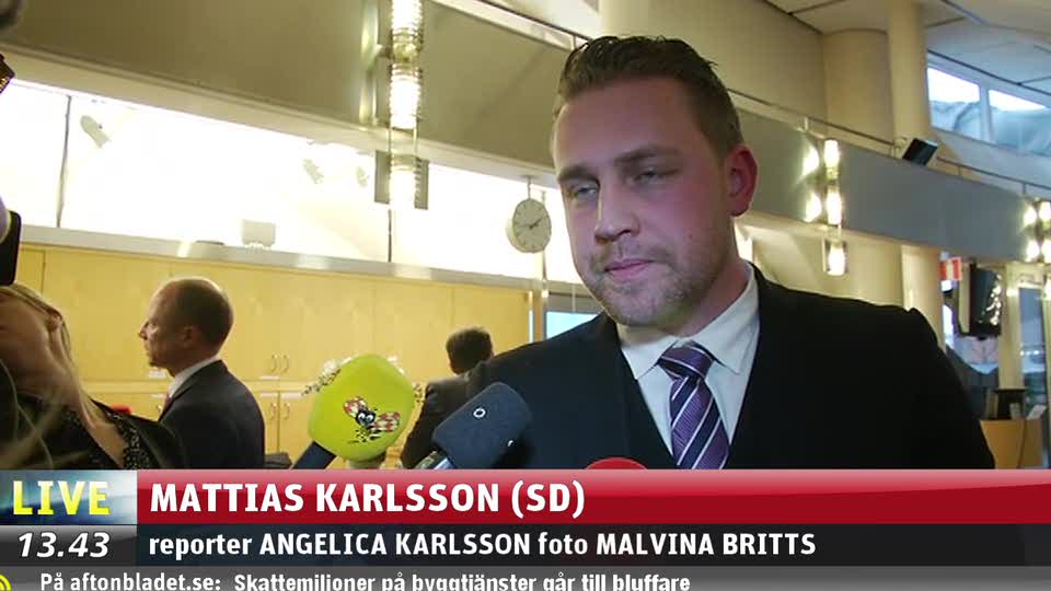 Mattias Karlsson (SD) om skuggbudgeten