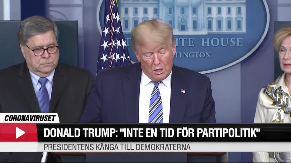 Här hyllar Trump malariamedicinen: ”Han trodde han skulle dö”