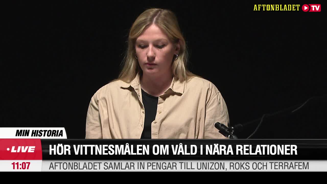 Se hela sändningen: Här är kvinnornas vittnesmål om våldsamma relationer