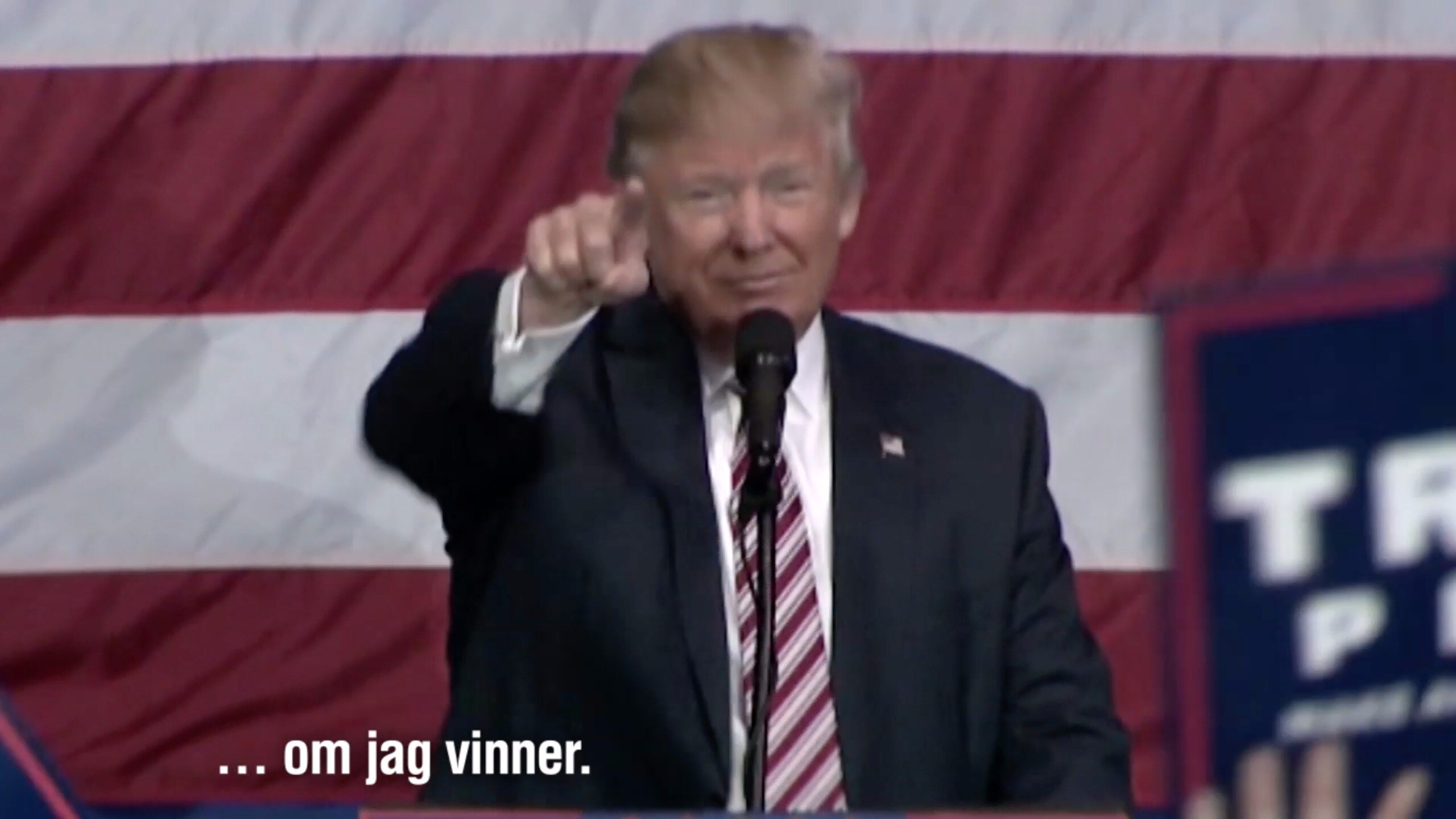 Trump: ”Jag accepterar valresultatet”