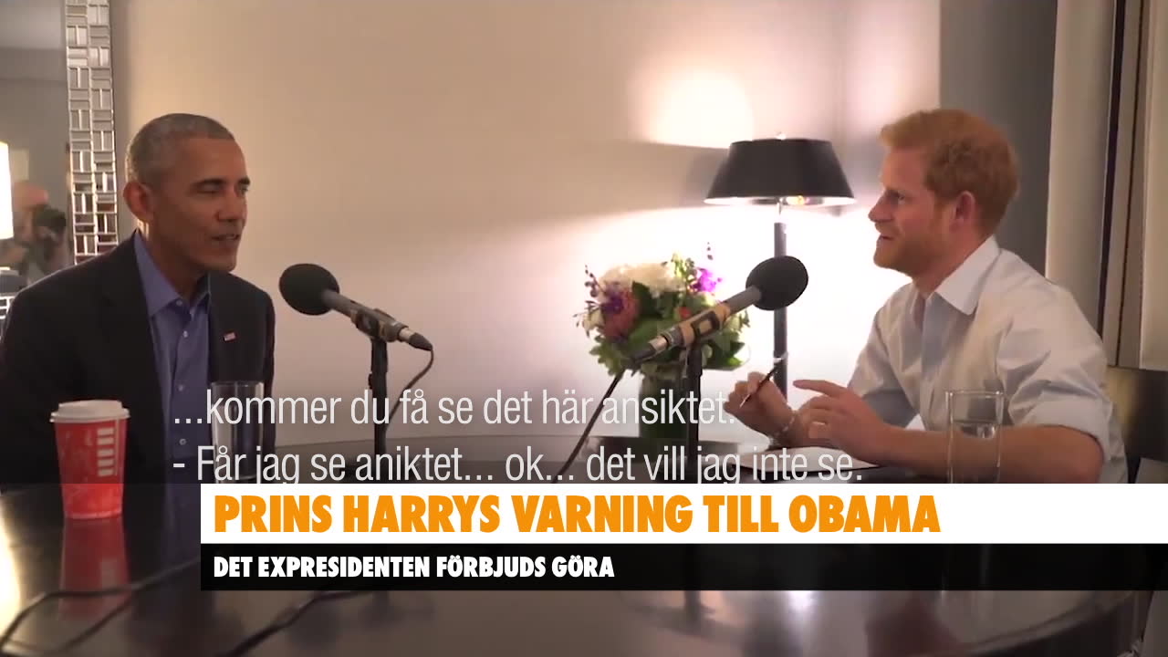 Prins Harrys varning till Obama