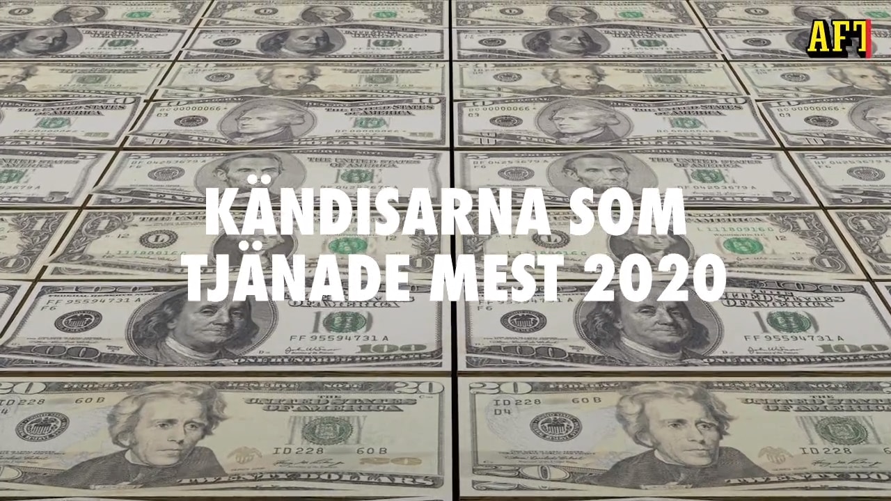 Kändisarna som tjänade mest 2020