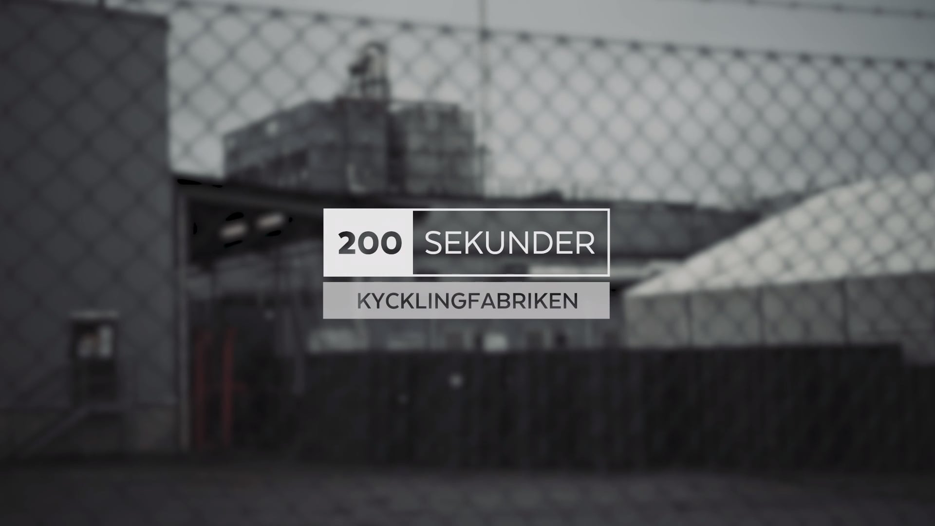 200 sekunder: Kycklingfabriken