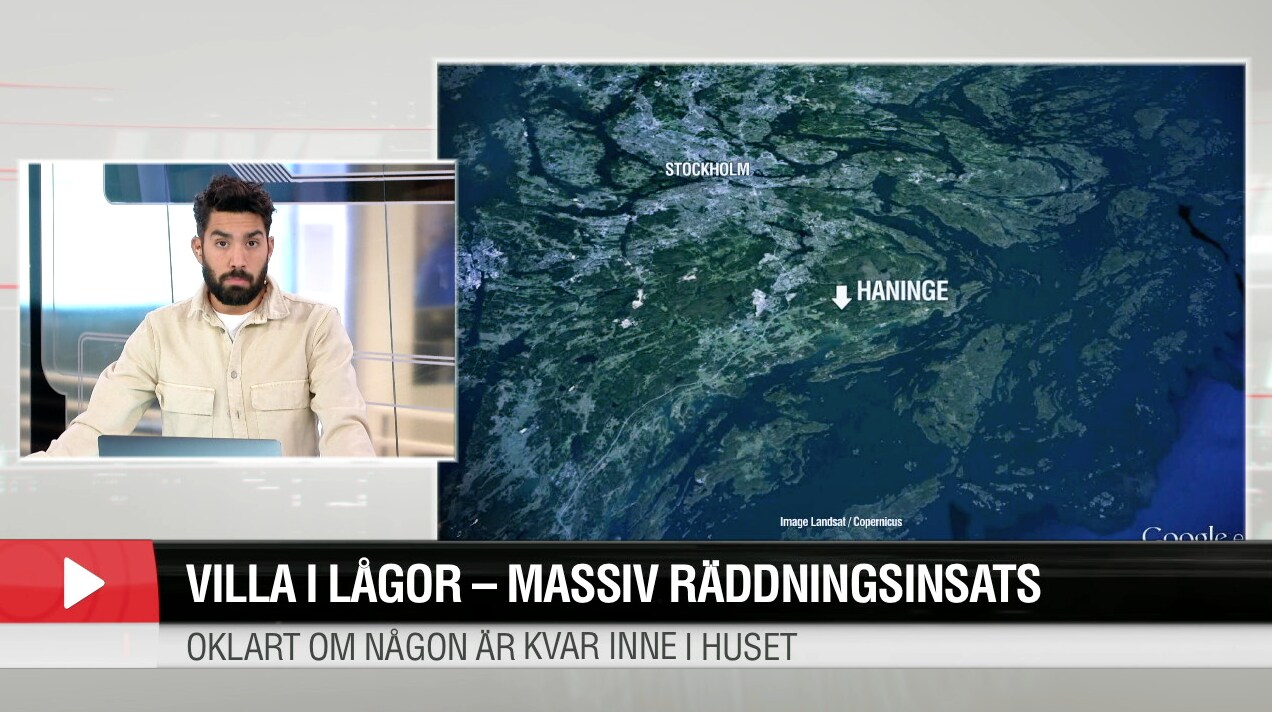 Massiv räddningsinsats