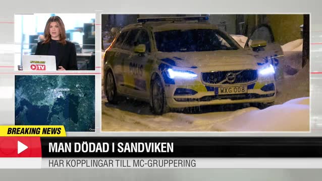 Man dödad i Sandviken