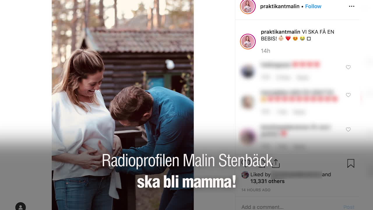 Radioprofilen om gravidbeskedet: "Lite överraskande"