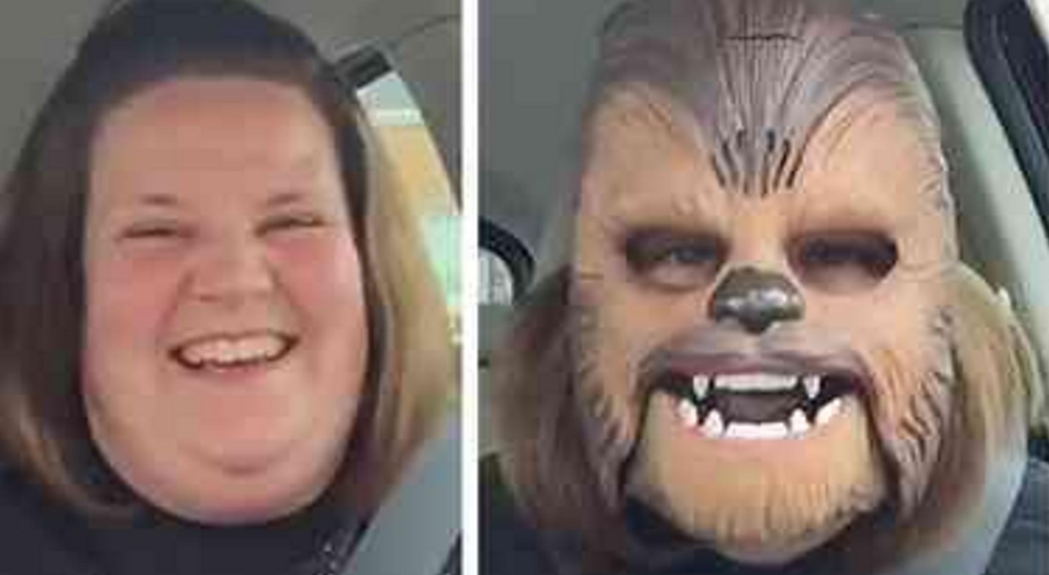 Nu finns Chewbacca- mamman som en.....