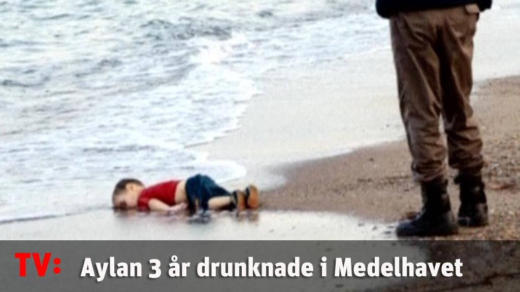 Aylan 3 år drunknade i Medelhavet