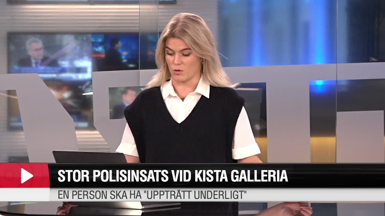 Stor polisinsats vid Kista galleria