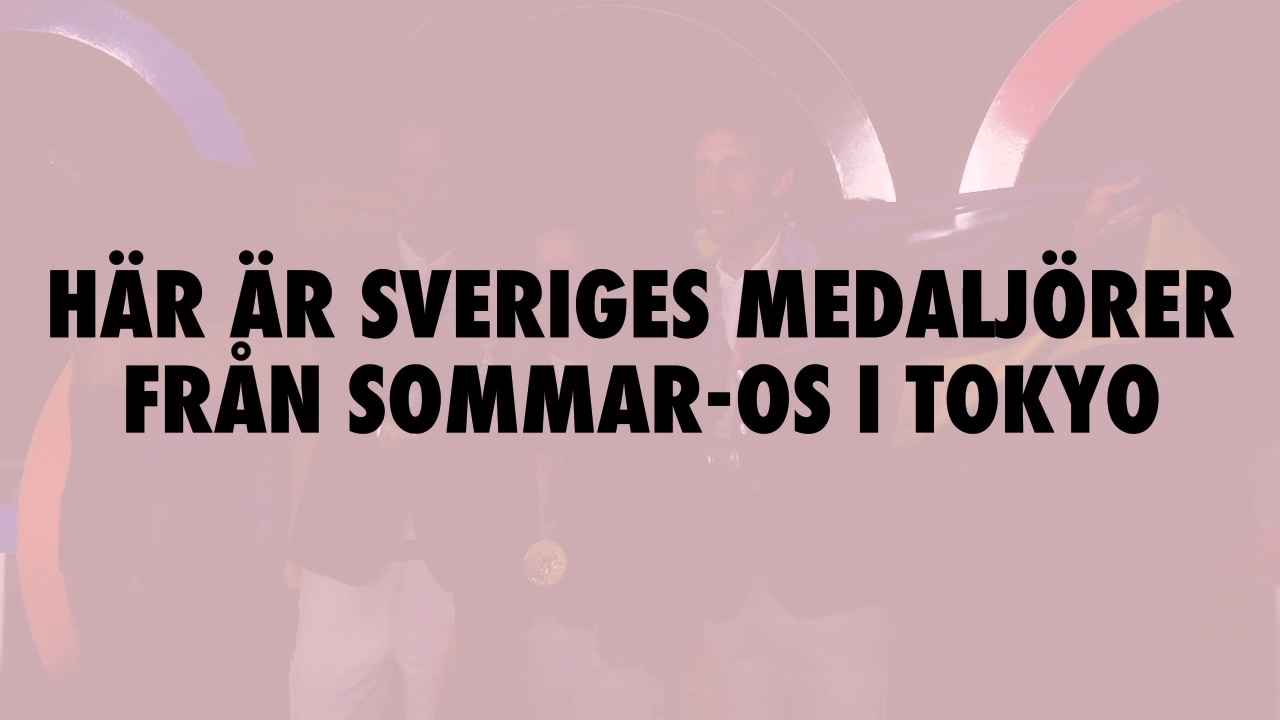 Här är Sveriges medaljörer från sommar-OS i Tokyo