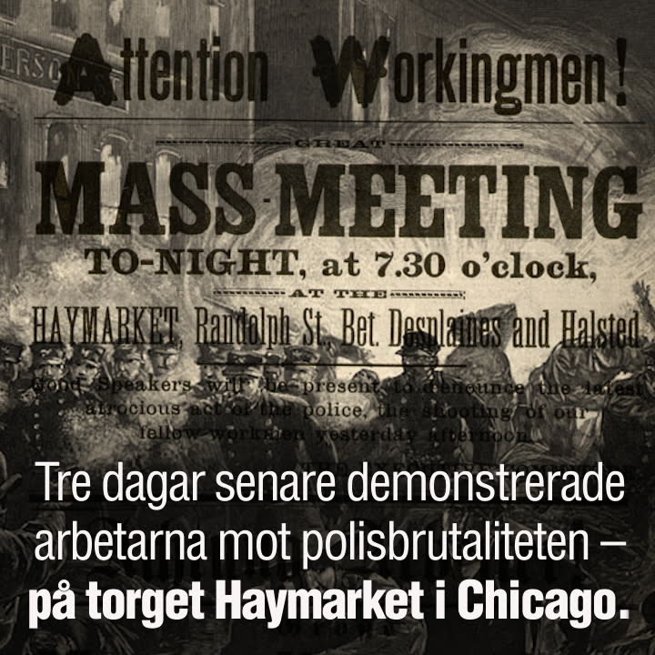 Därför demonstrerar arbetarna på första maj