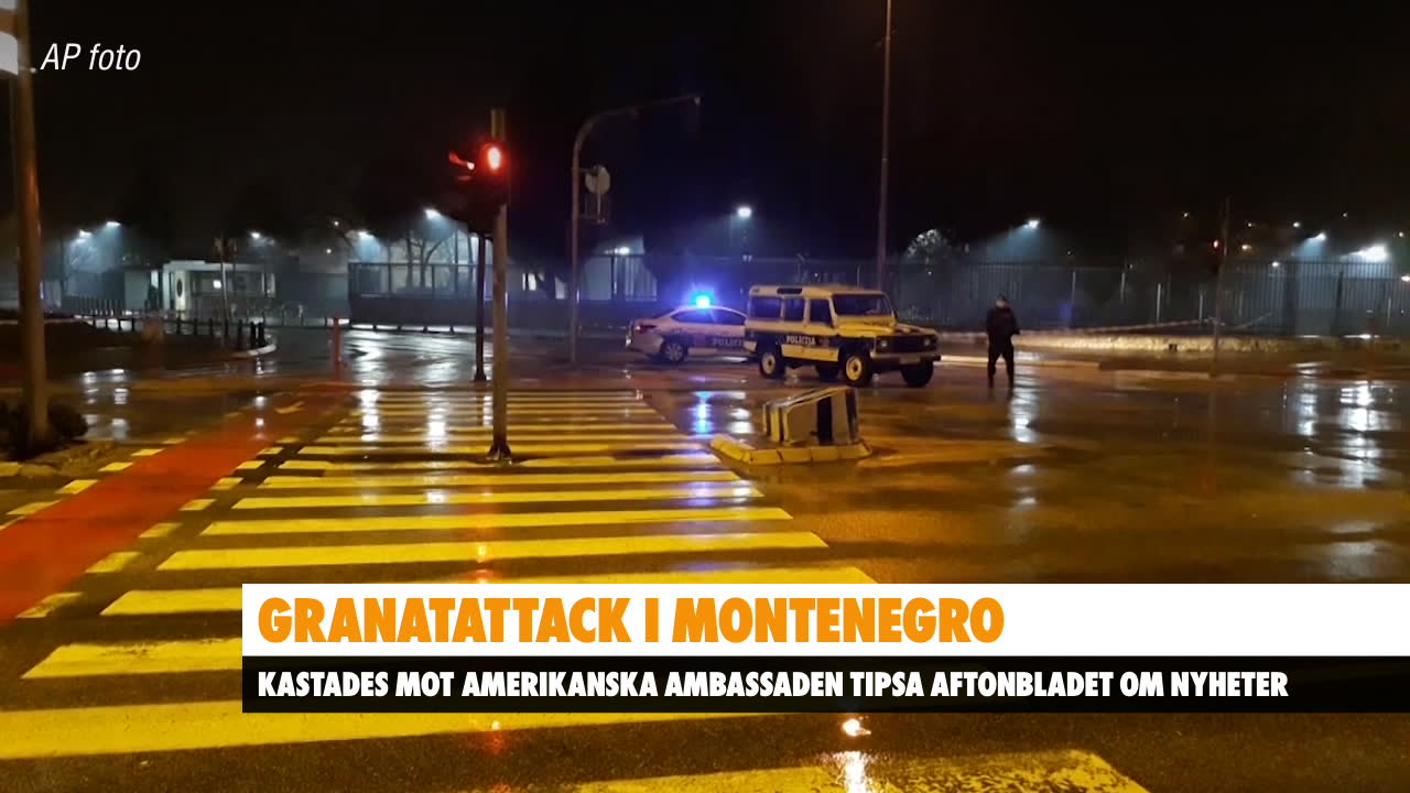 Granatattack i Montenegro