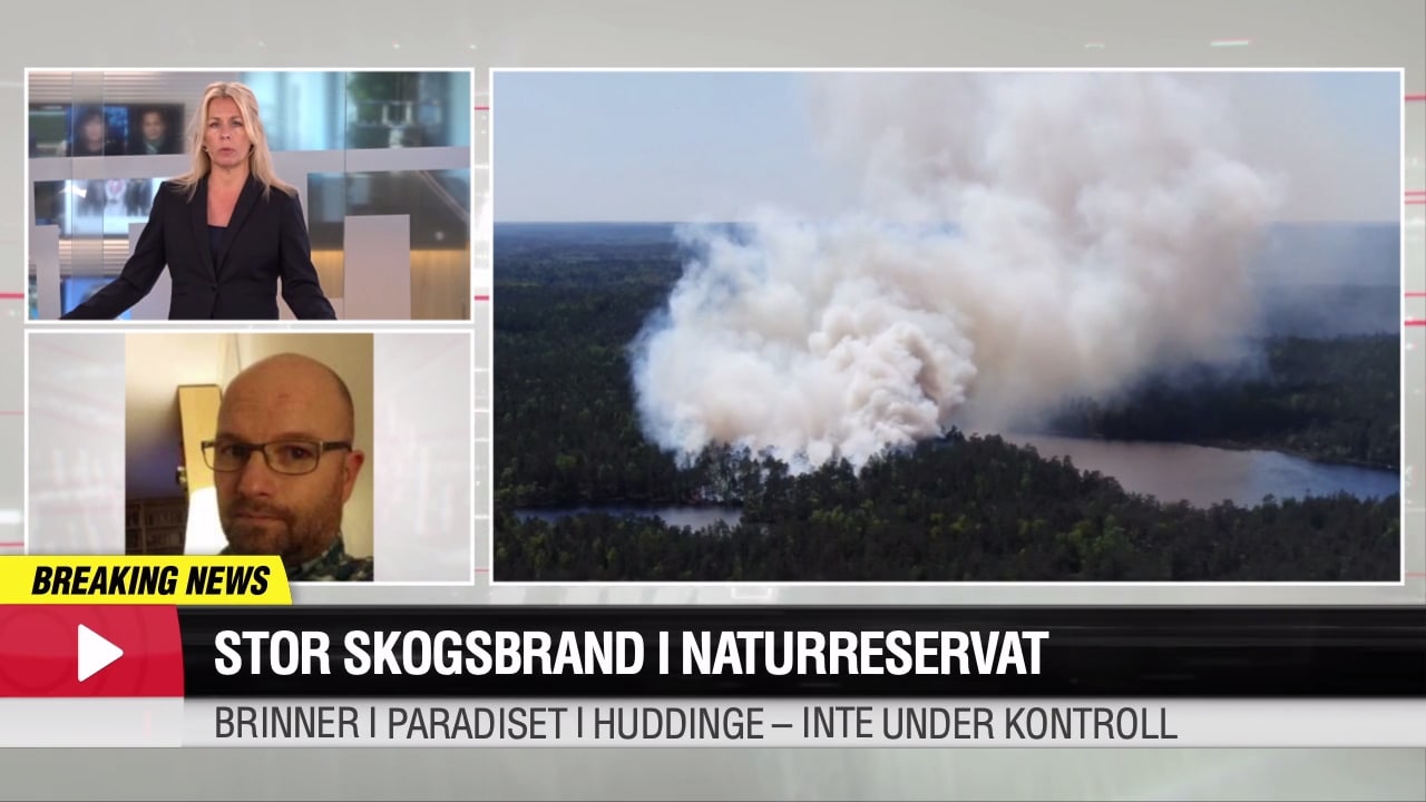 Insatsledaren: Branden är inte under kontroll