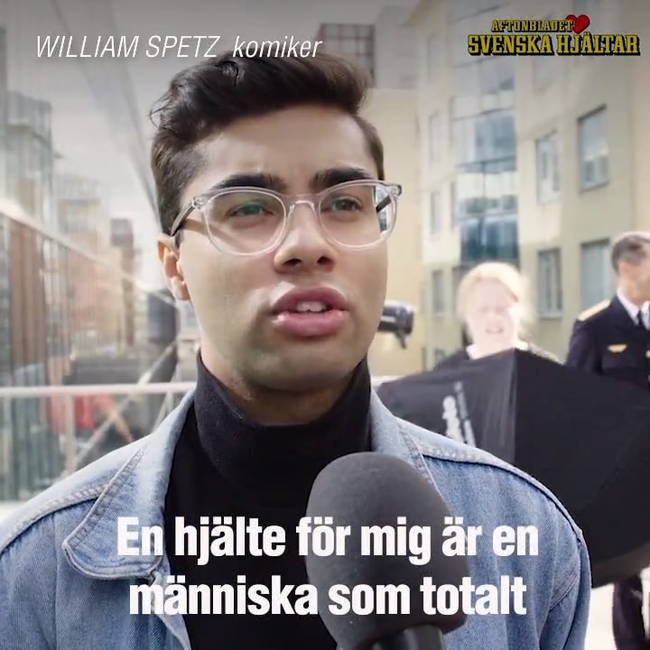 William Spetz: Det här är en hjälte för mig