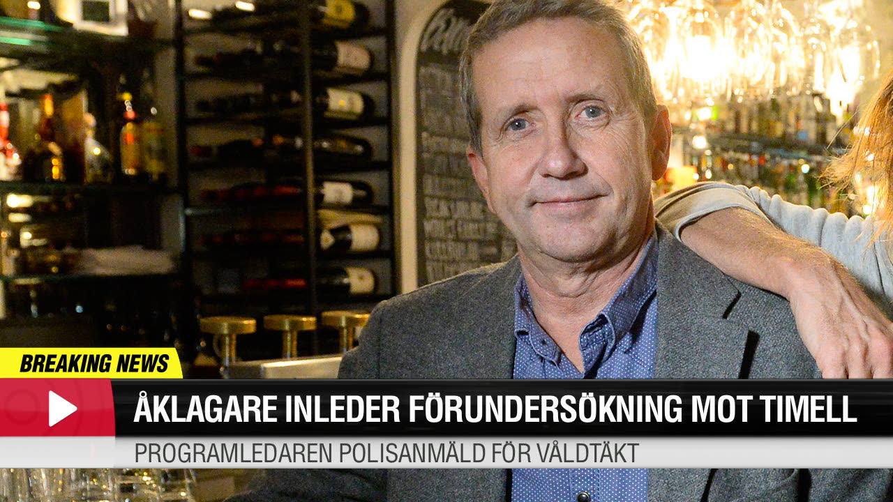 Förundersökning inledd mot Martin Timell - misstänks för våldtäkt