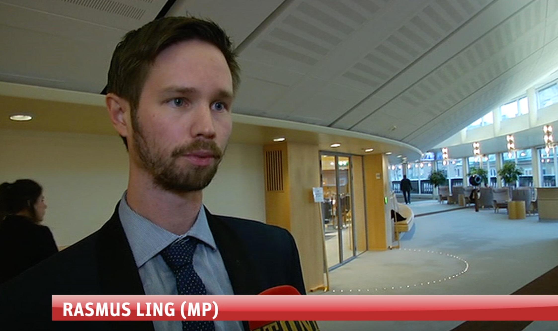 Rasmus Ling (MP) ”Jag kommer rösta nej”