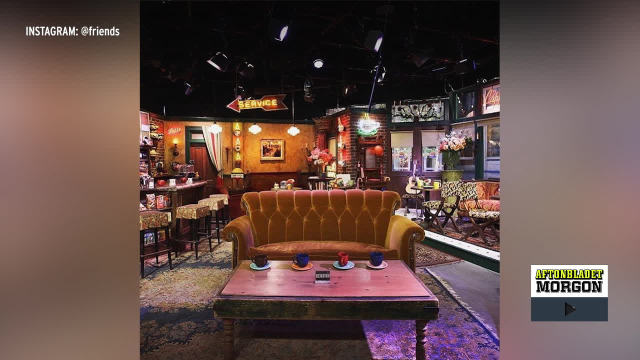 Ikoniska Vänner-soffan åker på världsturné