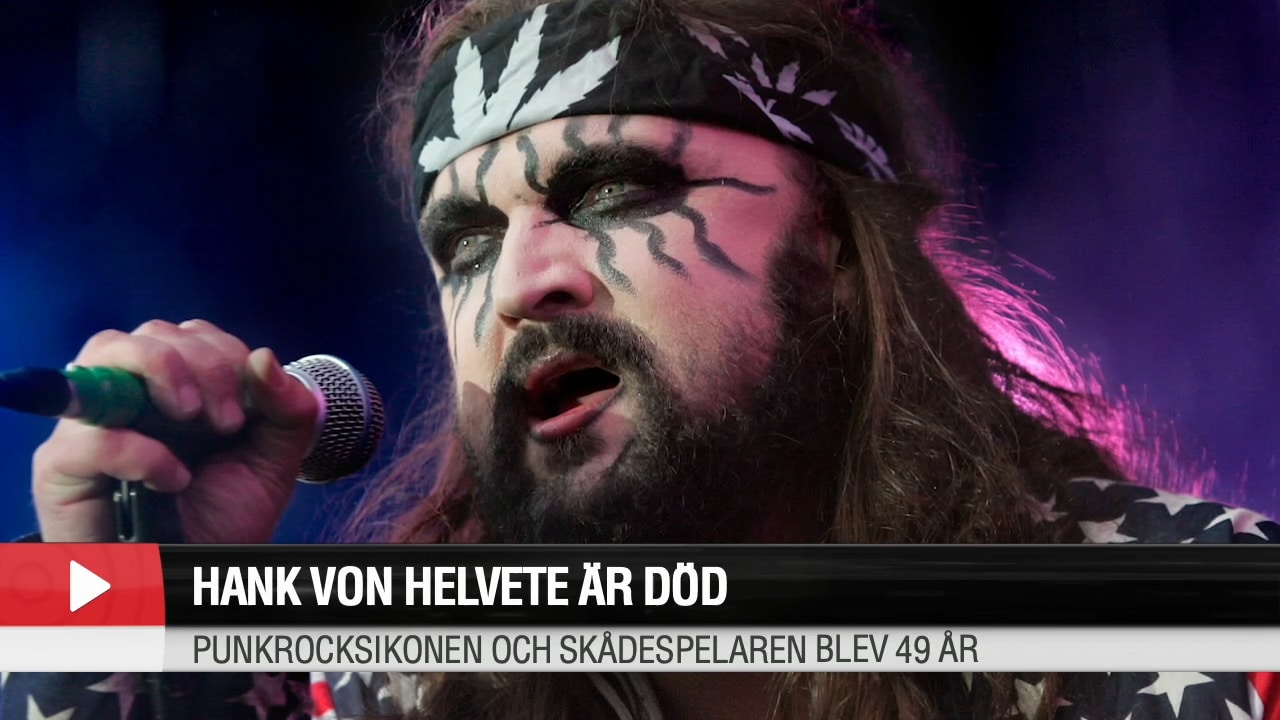 Punkikonen är död - så minns vi Hank von Helvete