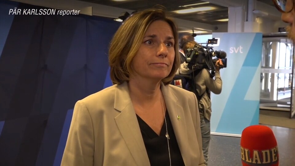 Lövin (MP) om miljödebatt mot C-ledaren