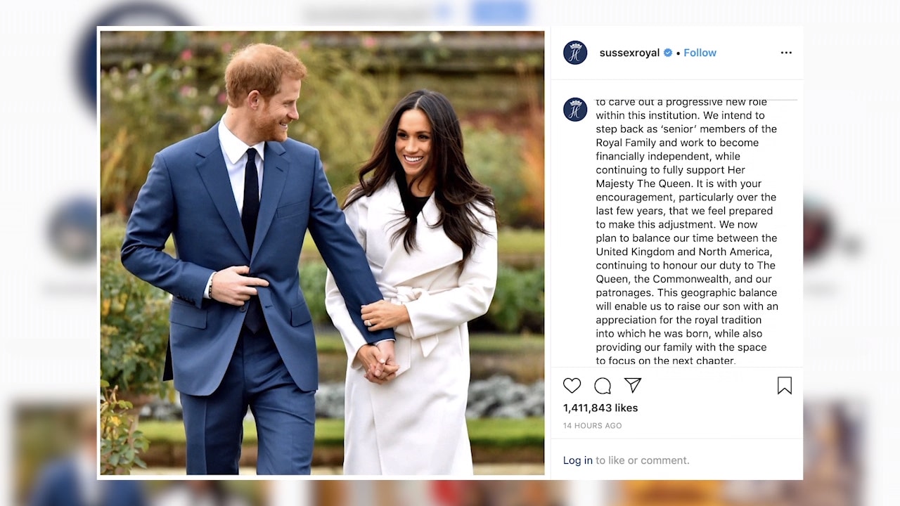 Meghan och Harry drar sig tillbaka från kungliga uppdragen