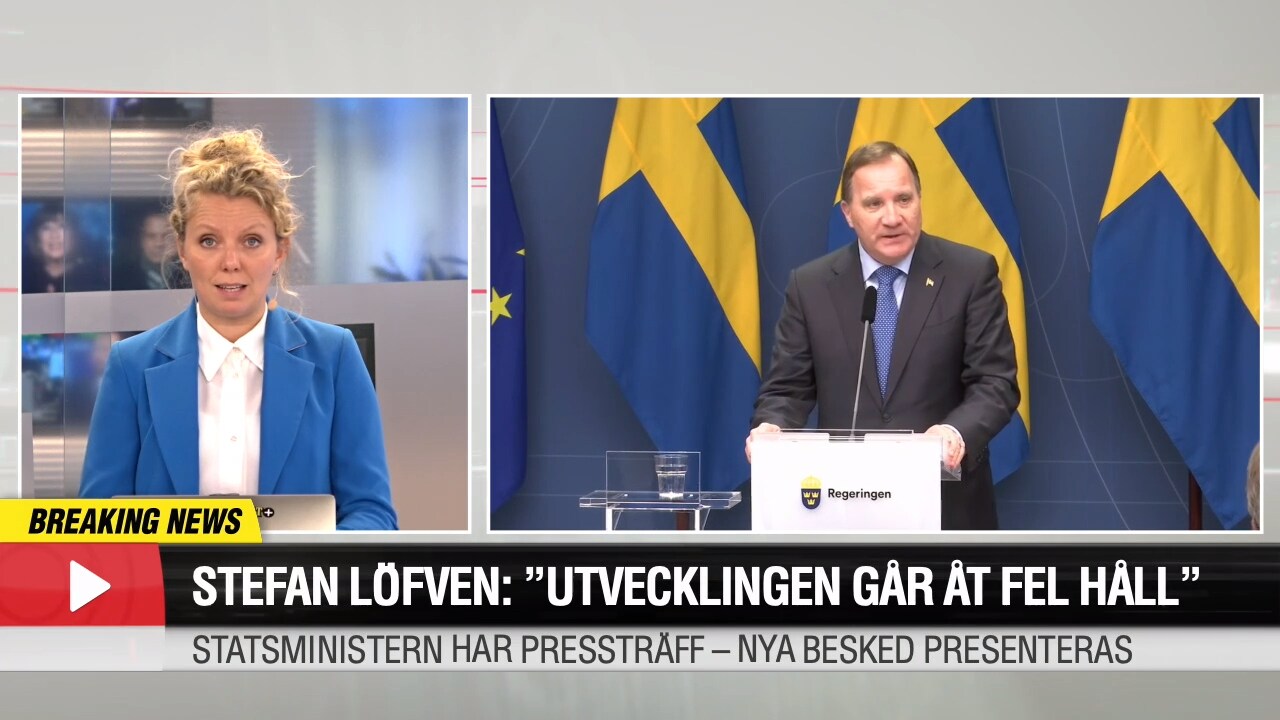 Stefan Löfven: "Utvecklingen går åt fel håll"