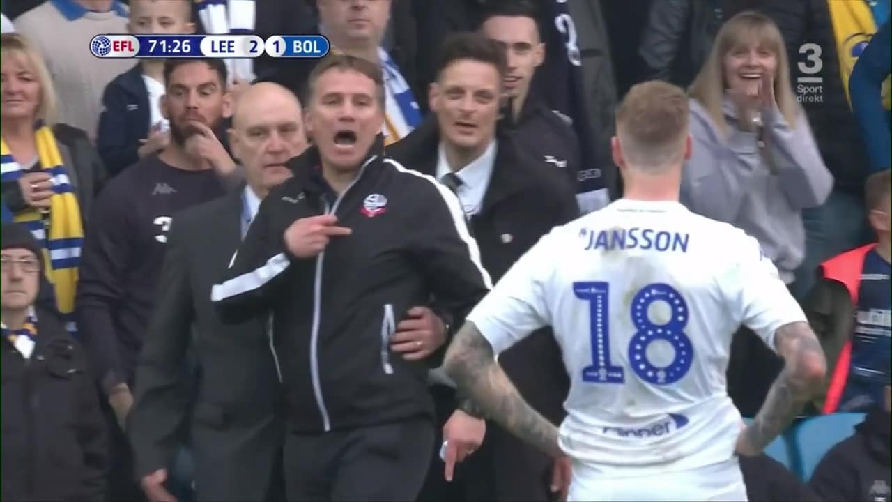 Jansson i kaotiskt tumult – bråkade med motståndtränaren