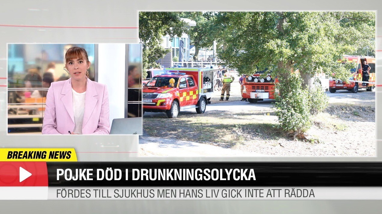 Pojke död i drunkningsolycka