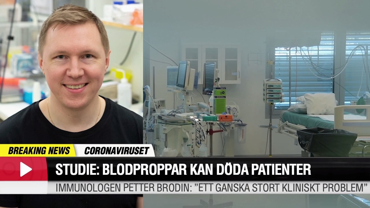 Immunologen: "Smittade kan få kraftiga blodproppar"