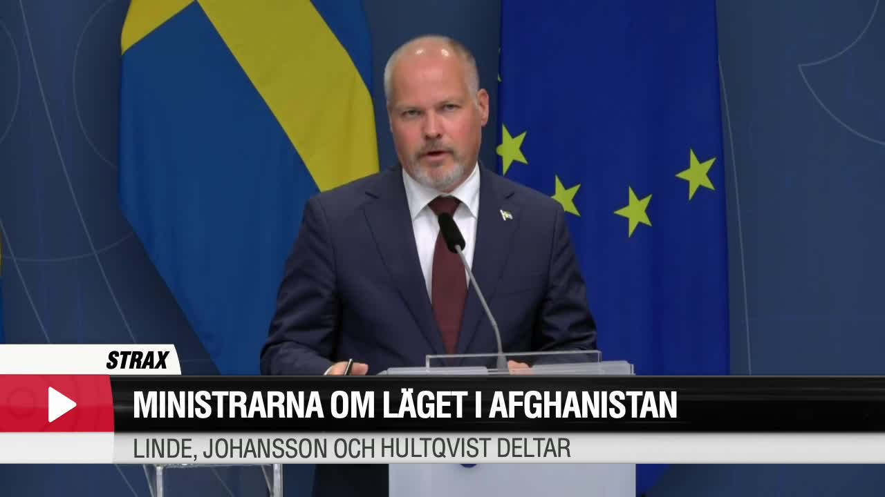 Ministrarna om läget i Afghanistan