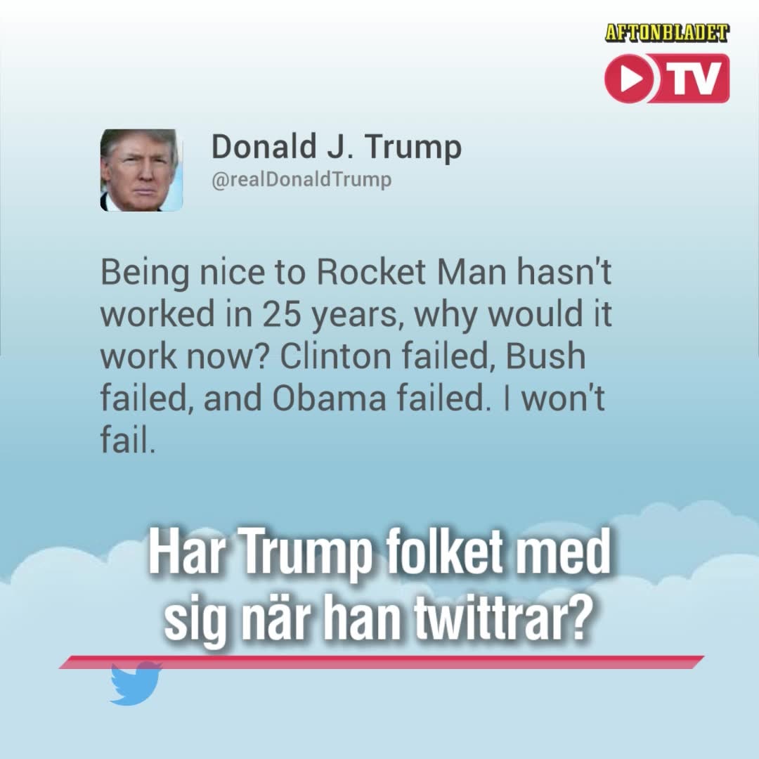 Så tycker folket om Trumps twittrande