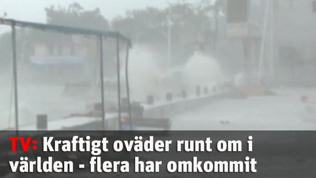 Flera länder skakas av ovädret