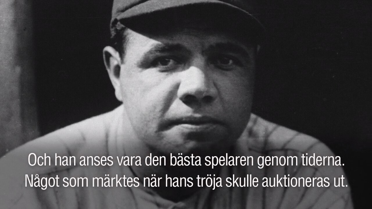 Rekorddyr tröja såld på auktion i New York