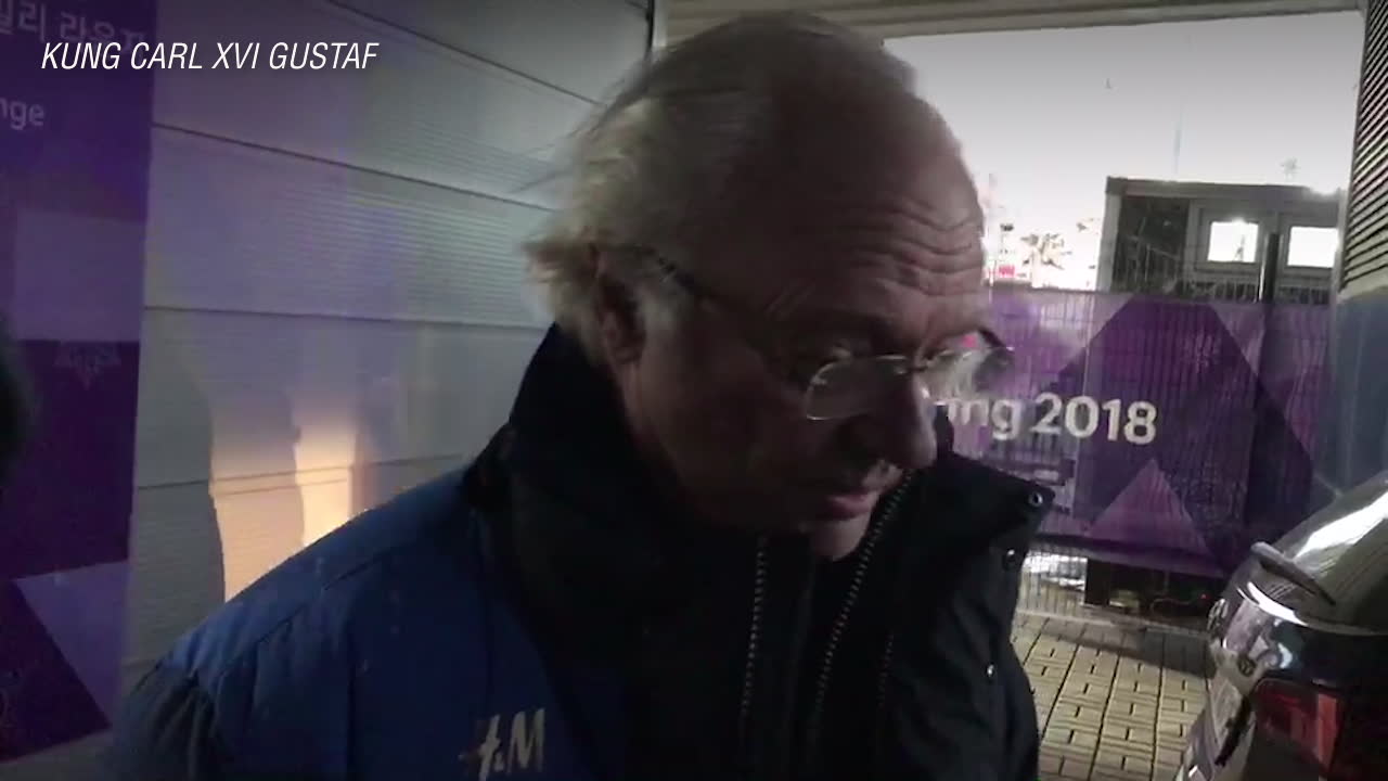 Kungen har anlänt till OS