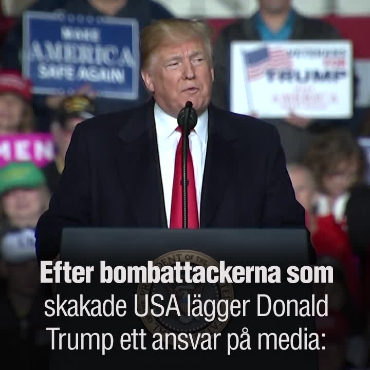 Trumps svar efter bombattackerna
