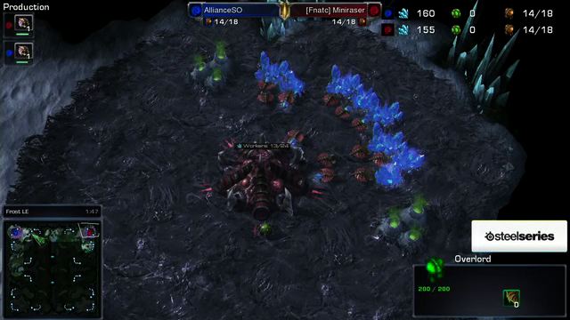 E-Sport-SM delfinal 1 Starcraft 2 SortOf vs Miniraser Frost