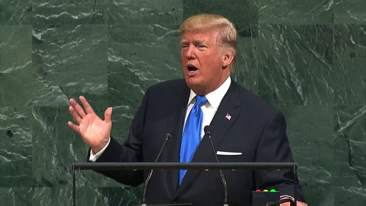 Trump om Nordkorea: "Rocketman ute på självmordsuppdrag"