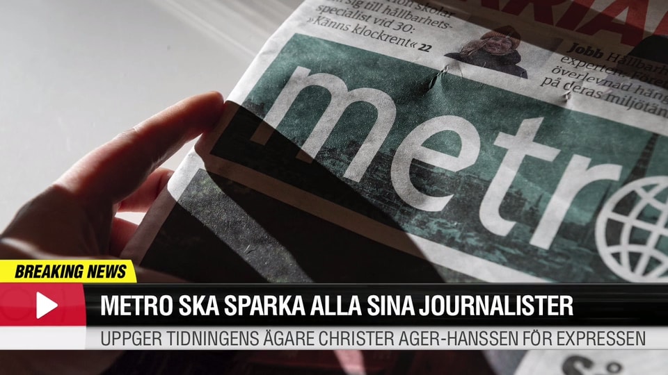 Metro sparkar alla sina journalister