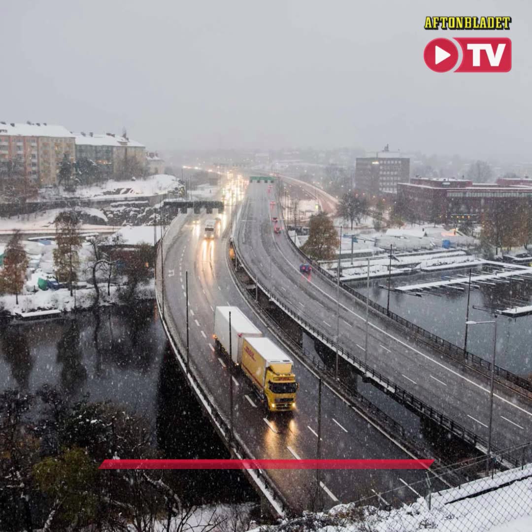 Snökaoset i Stockholm förra året