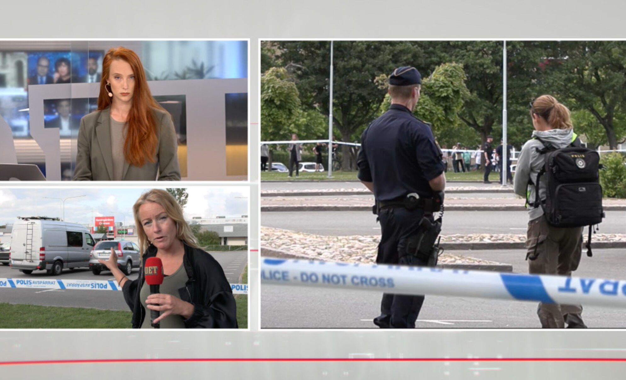 Aftonbladets reporter: ”Vittne såg personer öppna eld mot en man och en kvinna”