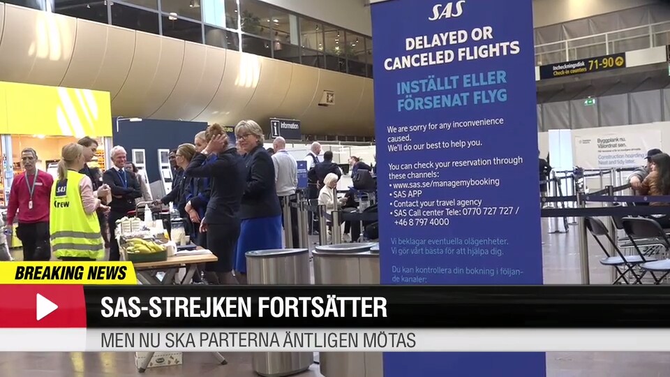 Parterna i SAS-strejken träffas i dag